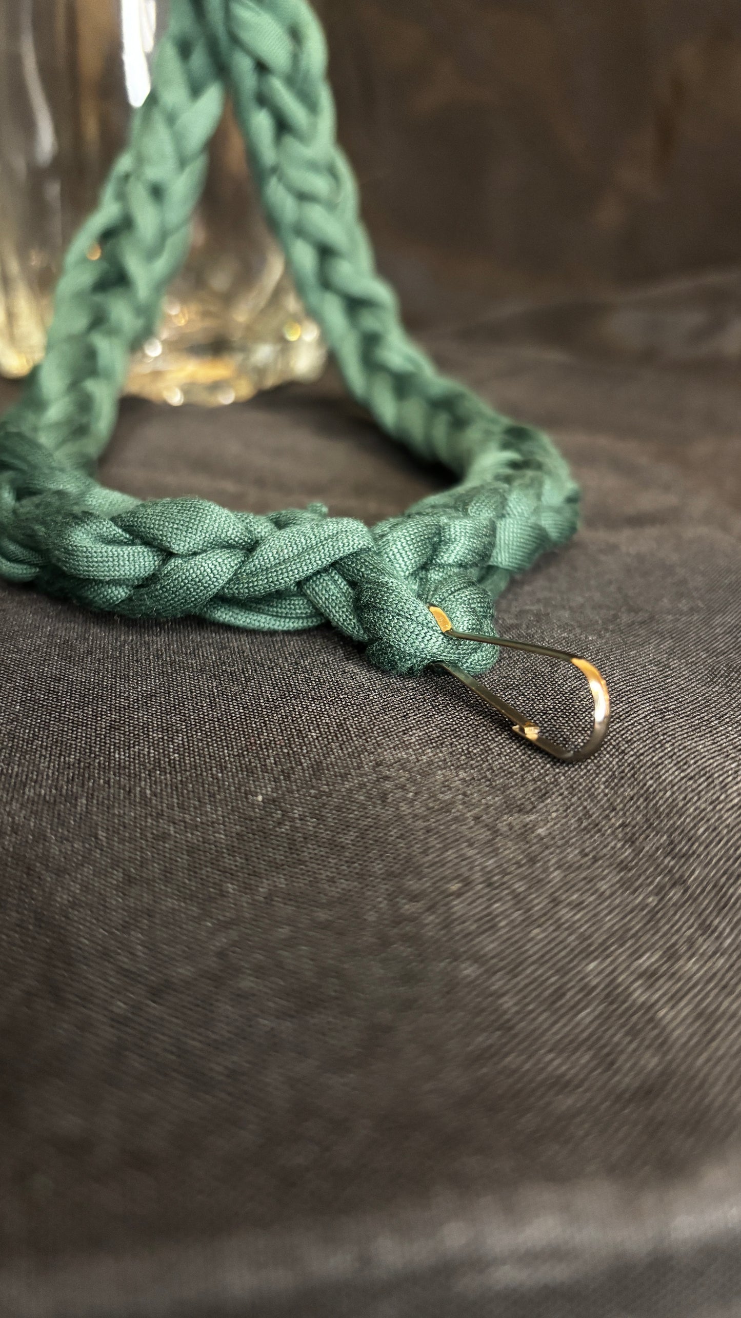 Crochet I-Cord Lanyard