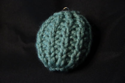 Round Knit Ornaments
