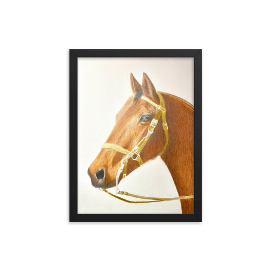 Loverboy Horse Framed Poster