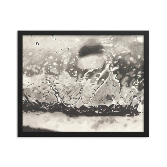 Water Splash Framed Poster