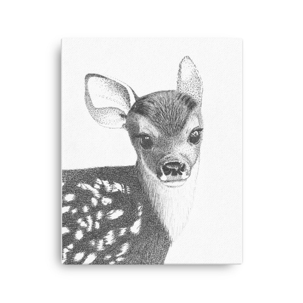 Stippling Fawn Thin Canvas