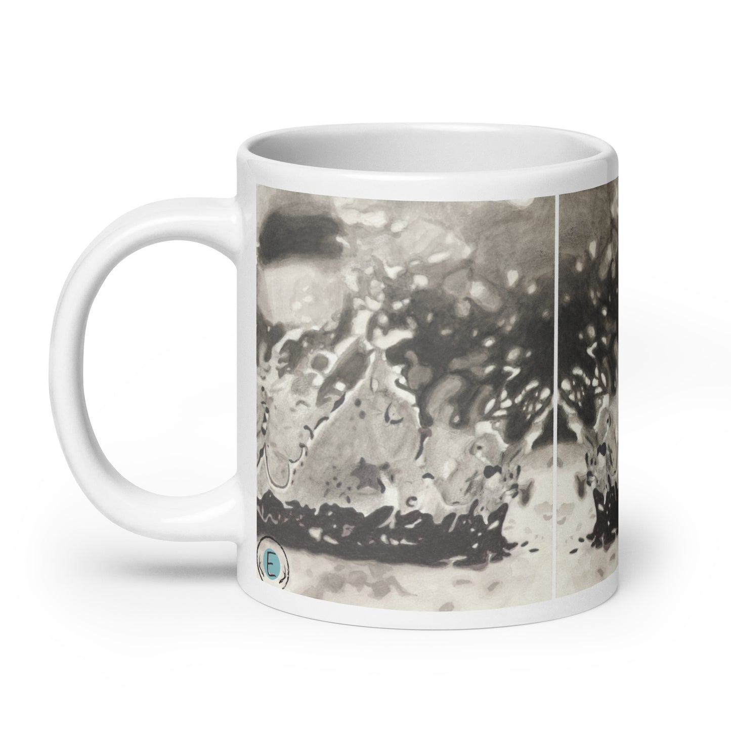 Water Splash White mug