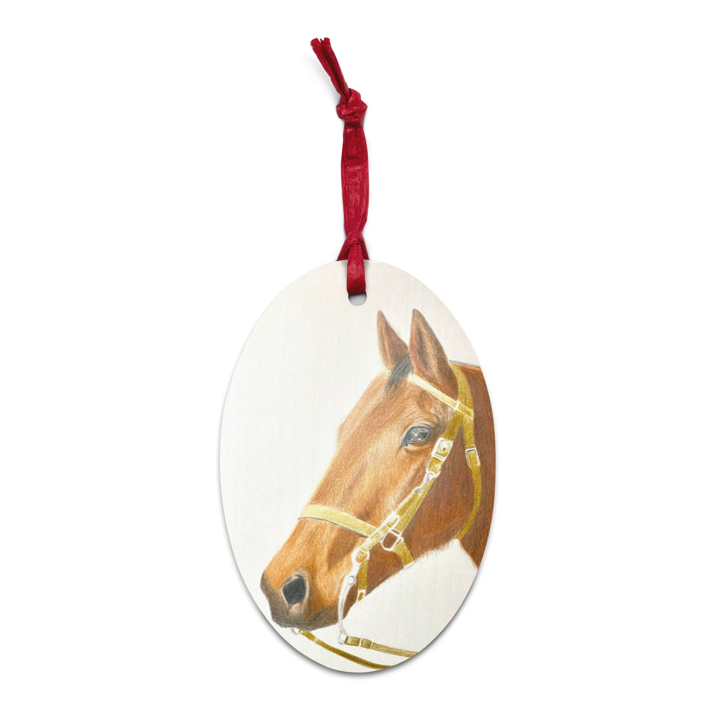 Horse Wooden Ornament