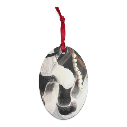 One Horse Sleigh Wooden Ornament