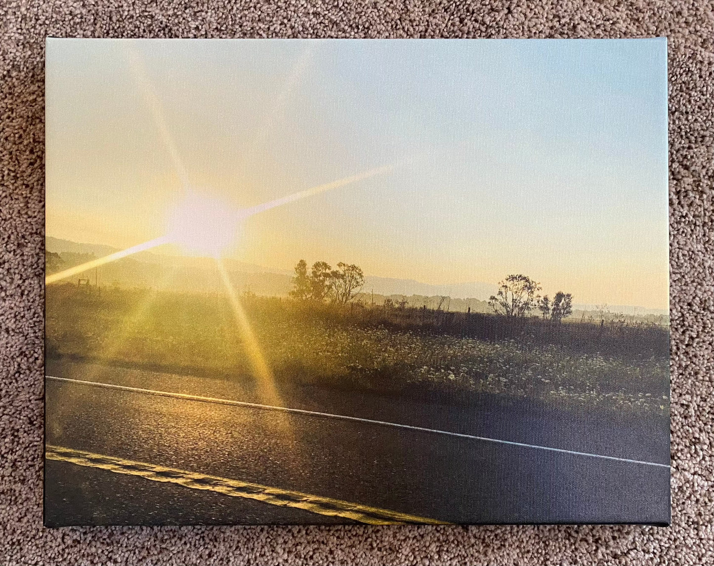 Ferndale Sunrise Picture Canvas